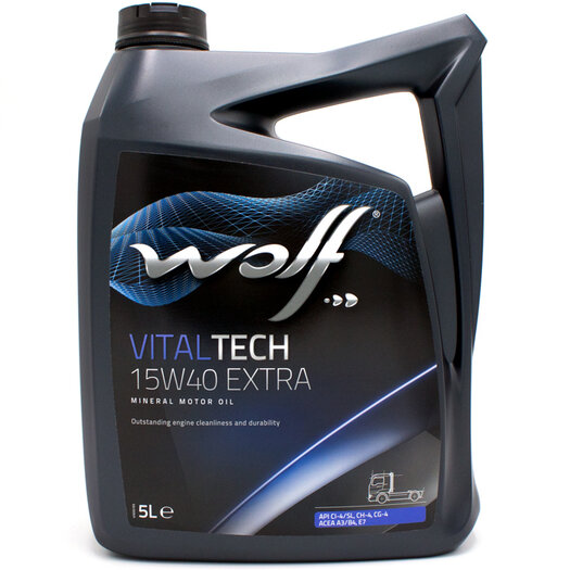 Wolf Vitaltech 15W40 Extra Motorolie 15W40 Auto Truck Motorolie