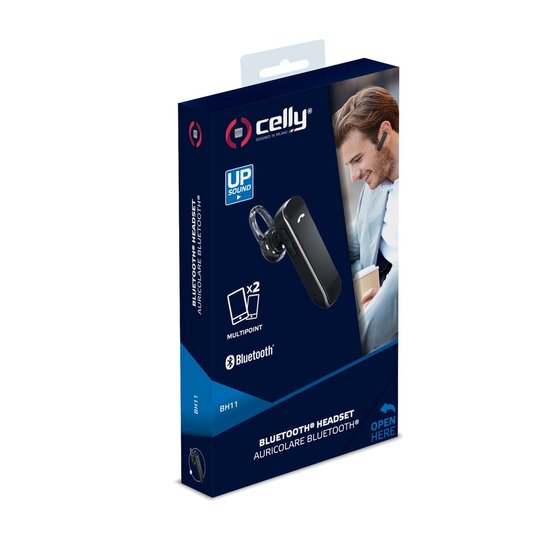 Celly Bluetooth Headset BH11BK Zwart (3) BH11BK