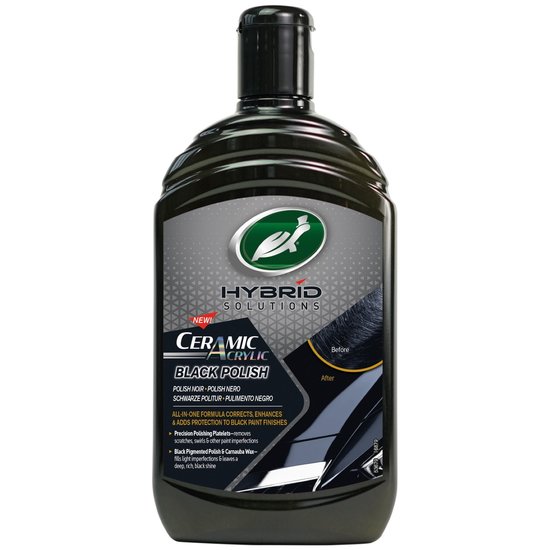 Turtle Wax Ceramic Acrylic Black Polish 500ml Hybrid Solutions 53679 (1)