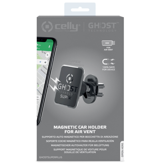 Celly Magnetische Auto Telefoonhouder Ghost Super Plus GHOSTSUPERPLUS (6)