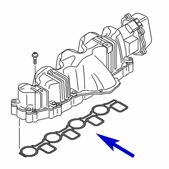 VAG 2.0 TDI Wervelkleppen &amp; P2015 Verwijder Kit Aluminium Inlaatspruitstuk VQP0134 (3)