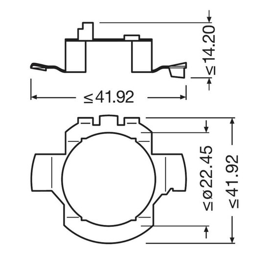 Osram LEDriving Adapters H7 Night Breaker LED 64210DA01 (5)