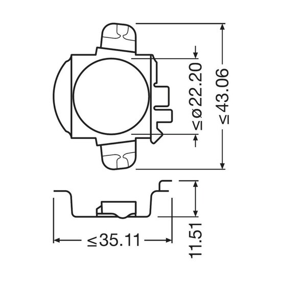 Osram LEDriving Adapters H7 Night Breaker LED 64210DA03 (5)