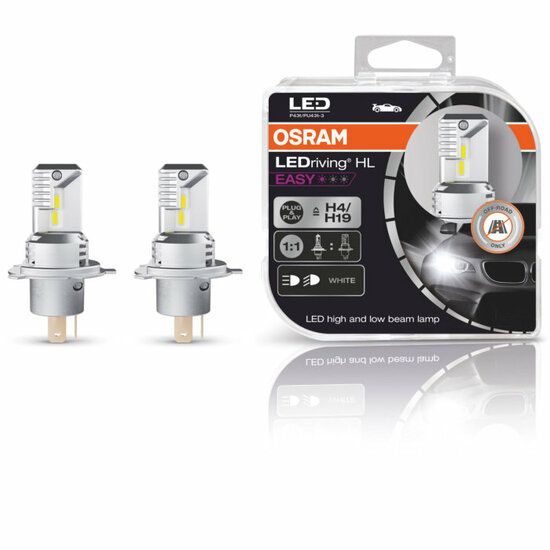 Osram H4 H19 LEDriving HL EASY 12V 18W 19W 6000K Autolampen 64193DWESY-HCB (2)