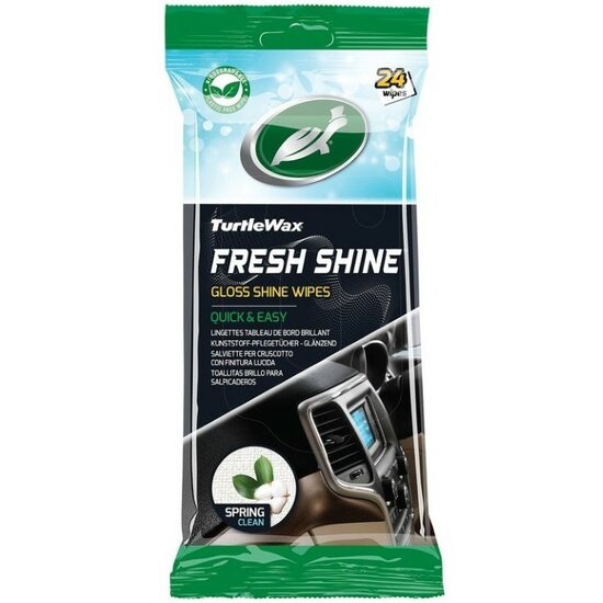 Turtle Wax Fresh Shine Gloss Shine Wipes 24 stuks 54095