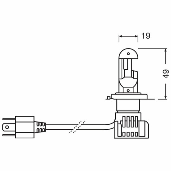 Osram H4-LED Night Breaker LED 64193DWNB Retrofit Motorfiets (6)