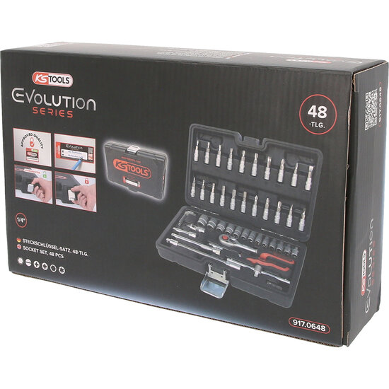 KS Tools Doppenset 1-4 Evolution 48-delig 917.0648 (9)