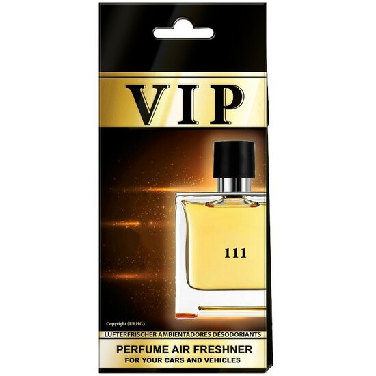 Caribi VIP 111 Luxe Heren Autoparfum Hanger VIP111