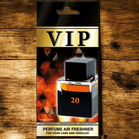 Caribi VIP 20 Luxe Heren Autoparfum Hanger VIP20 (2)