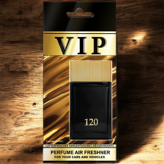 Caribi VIP 120 Luxe Heren Autoparfum Hanger VIP120 (2)