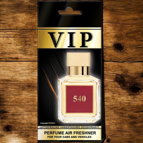 Caribi VIP 540 Luxe Dames Heren Autoparfum Hanger VIP540 (2)