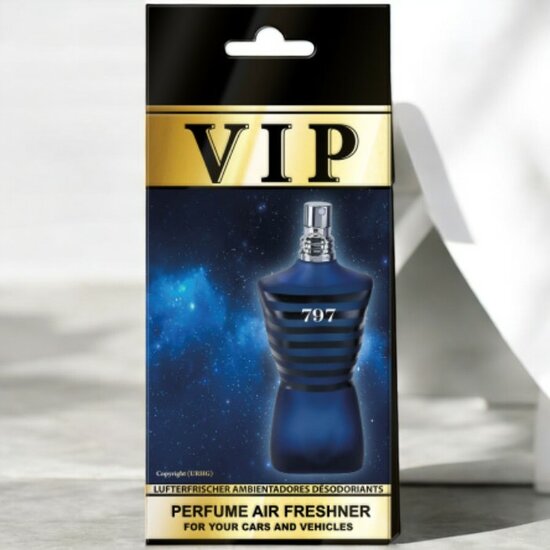 Caribi VIP 797 Luxe Heren Autoparfum Hanger VIP797 (2)