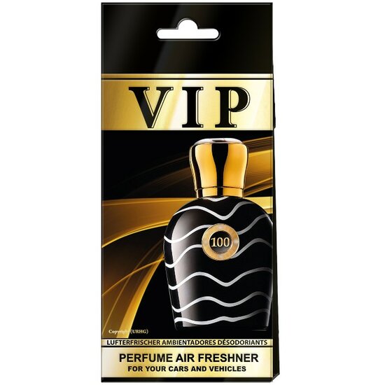 Caribi VIP 100 Luxe Dames Heren Autoparfum Hanger VIP100