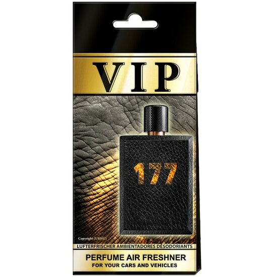 Caribi VIP 177 Luxe Heren Autoparfum Hanger VIP177