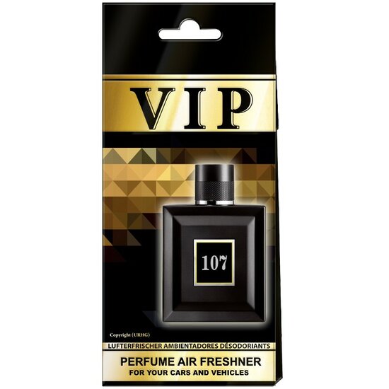 Caribi VIP 107 Luxe Heren Autoparfum Hanger VIP107