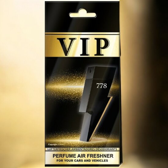 Caribi VIP 778 Luxe Heren Autoparfum Geurhanger VIP778 (2)