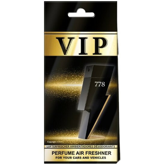 Caribi VIP 778 Luxe Heren Autoparfum Geurhanger VIP778