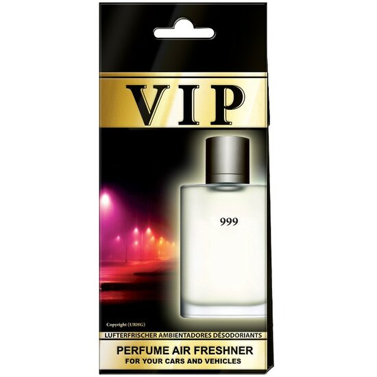 Caribi VIP 999 Luxe Heren Autoparfum Geurhanger VIP999