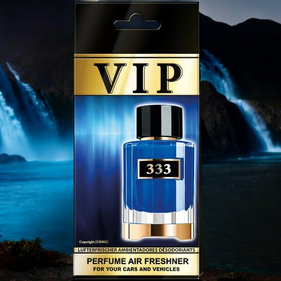 Caribi VIP 333 Luxe Dames Heren Autoparfum Geurhanger VIP333 (2)