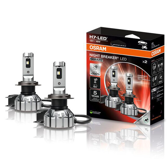 Osram H7-LED Night Breaker LED Smart 64210DWNBSM-2HB Autolampen