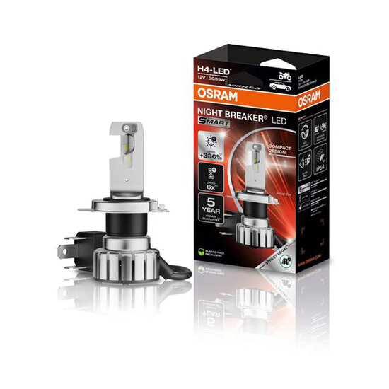 Osram H4-LED Night Breaker LED Smart 64193DWNBSM-1HB Motorfiets