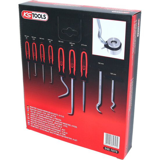 KS Tools Haken Gereedschap Set 9-delig 550.1070 (5)