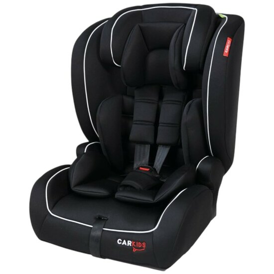 Carkids I-Size Autostoeltje Jessie 76-150cm Isofix Zwart Wit (2)