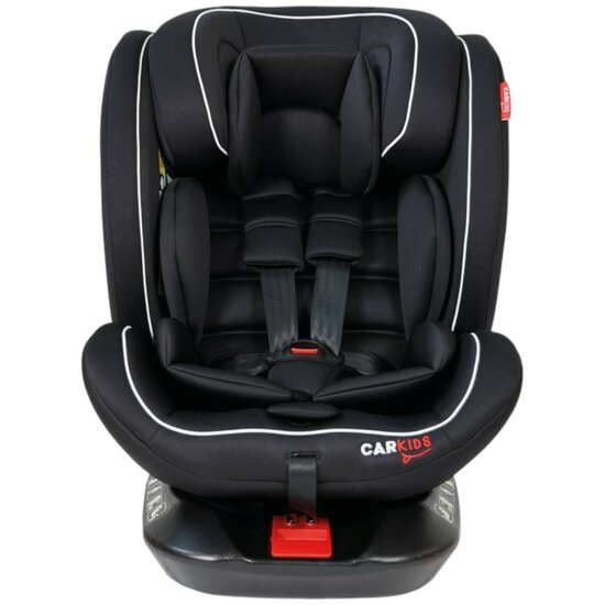 Carkids I-Size Autostoeltje Darcy 360&deg; Draaibaar 40-150cm Isofix Zwart/Wit (2)