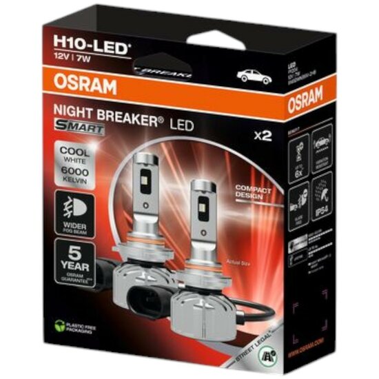 Osram H10-LED Night Breaker LED Smart 9145DWNBSM-2HB Auto Mistlampen (5)