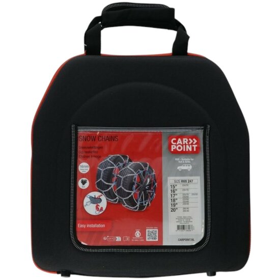 Carpoint Sneeuwkettingen RVX-247 16mm Heavy-Duty 1725086 (2)