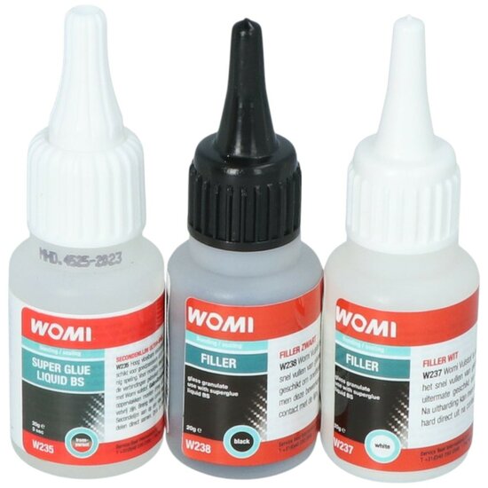 Womi W242 Secondelijm Filler Set 3-Delig (2)