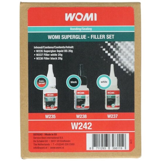 Womi W242 Secondelijm Filler Set 3-Delig (5)