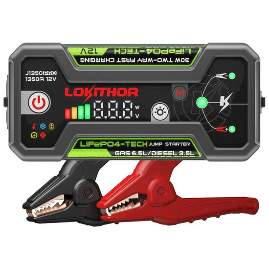 Lokithor J1350 PRO LiFePO4 12V 1350A Jumpstarter (2)