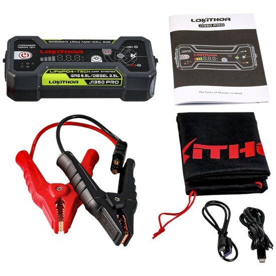 Lokithor J1350 PRO LiFePO4 12V 1350A Jumpstarter (10)