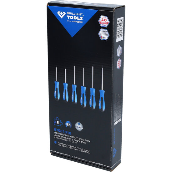 Brilliant Tools Torx Schroevendraaier Set 6-Delig BT031010 (6)