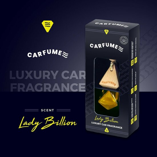 Carfume Original Yellow Lady Billion Vrouwen Autogeurtje CFYLM (4)