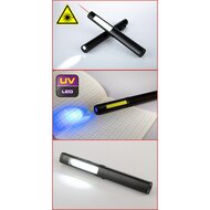 KS Tools COB-LED-inspectielamp UV-spot laserpointer 150.4400 (11)