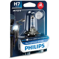 Philips H7 RacingVision GT200 Moto 55W 12V Motorkoplamp 12972RGTBW