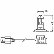 Osram H4-LED Night Breaker LED 64193DWNB Retrofit Motorfiets (6)