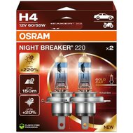 Osram H4 Night Breaker 220 +220% 64193NB220 Autolampen