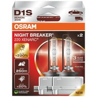 Osram D1S Night Breaker 220 Xenarc +220% Xenonlampen 66140XN2-2HB