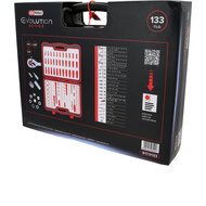 KS Tools Doppenset 12-Kant 1-4 inch + 3-8 inch + 1-2 inch Evolution 133-delig 917.0133 (5)