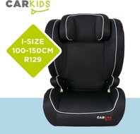 Carkids I-Size Autostoeltje Frankie 100-150cm Zwart/Wit (8)