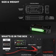 Lokithor J1350 PRO LiFePO4 12V 1350A Jumpstarter (8)